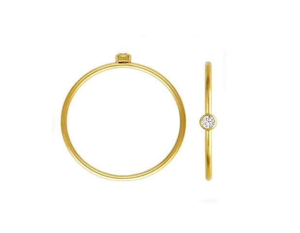 Gold Filled Birthstone Stacking Rings [LAST CHANCE]