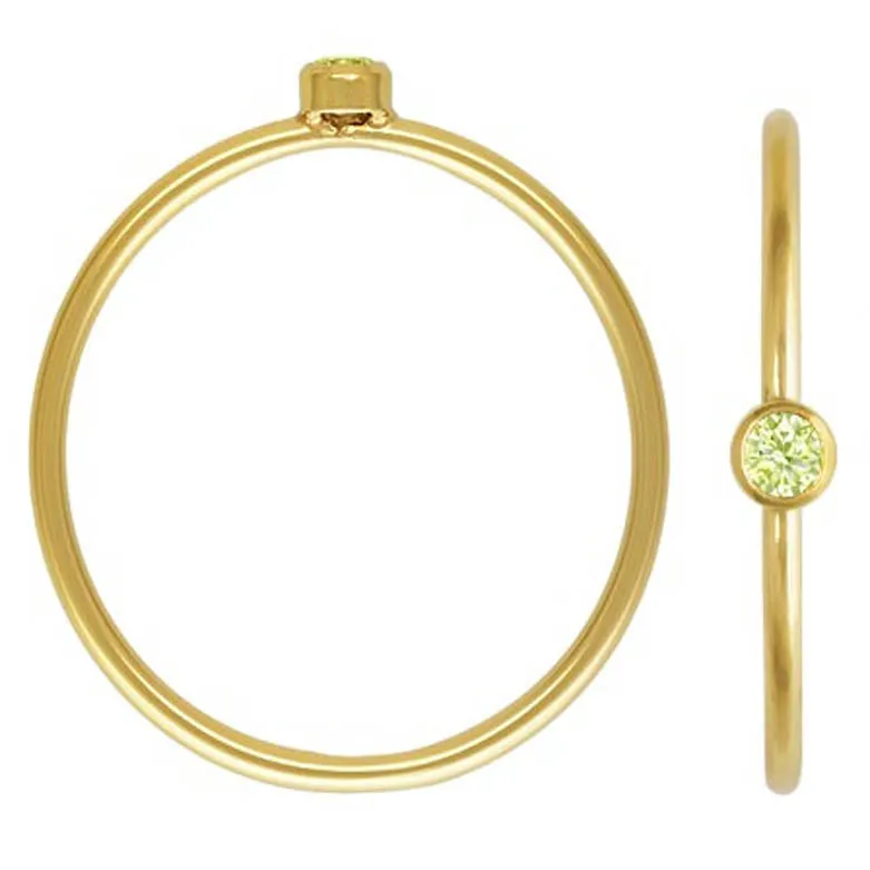Gold Filled Birthstone Stacking Rings [LAST CHANCE]