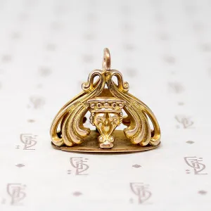 Gold Filled Victorian Revival Fob