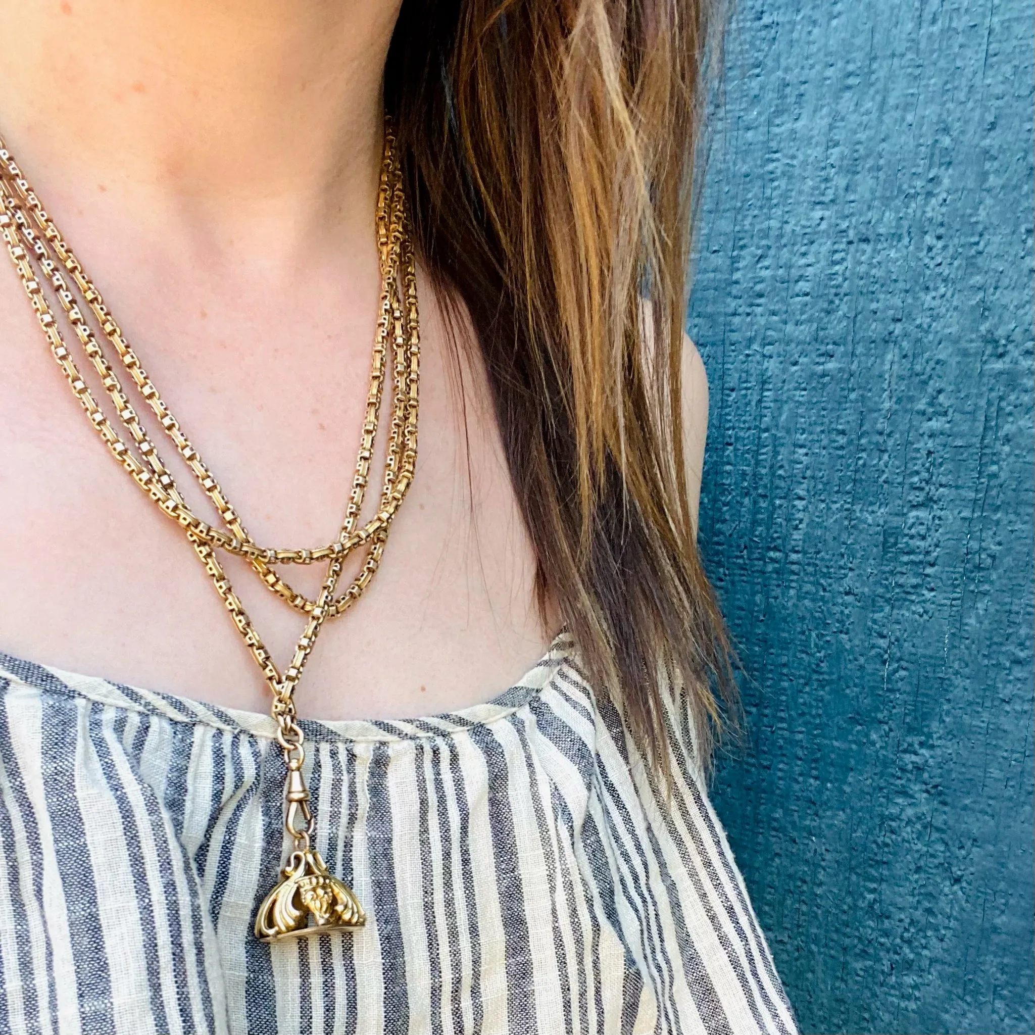 Gold Filled Victorian Revival Fob