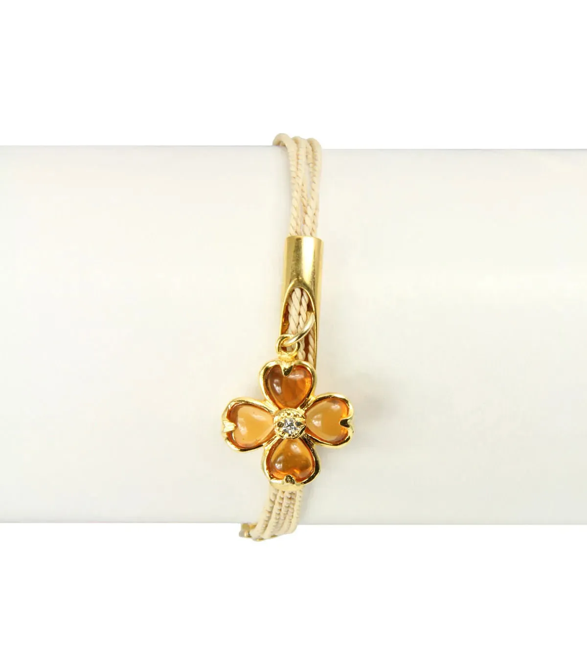 Golden Key Charm Bracelet (Set of 3)