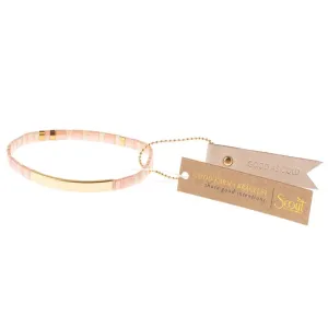 Good as Gold Blush/Gold Miyuki Bracelet