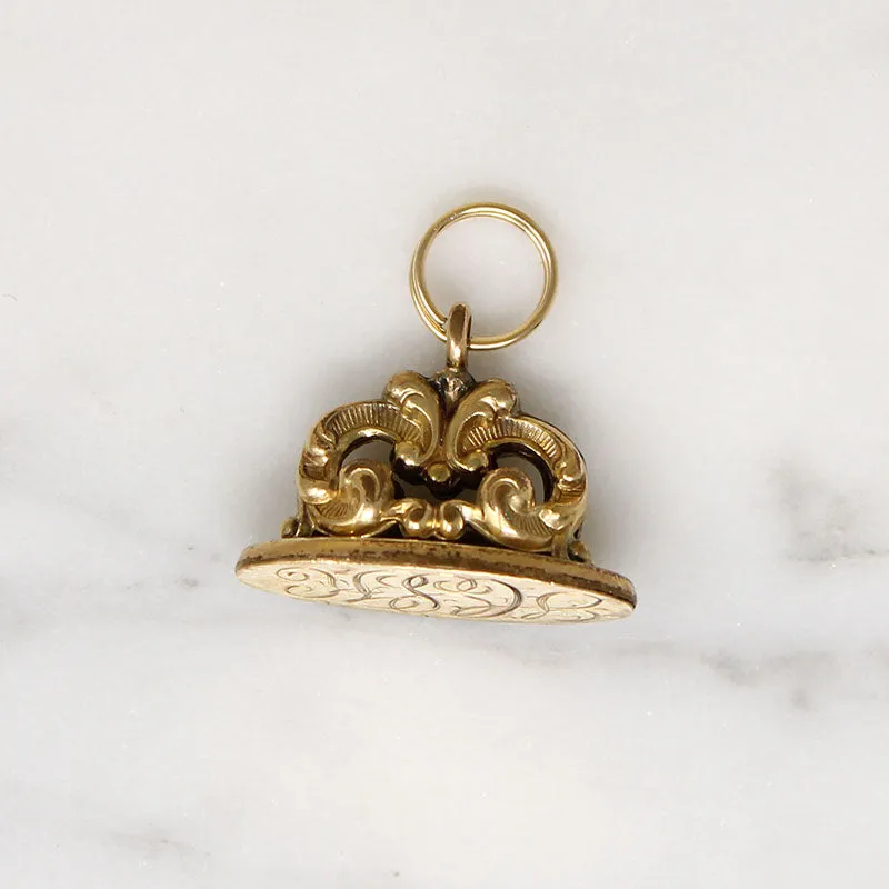 Graceful Little Victorian Revival Fob