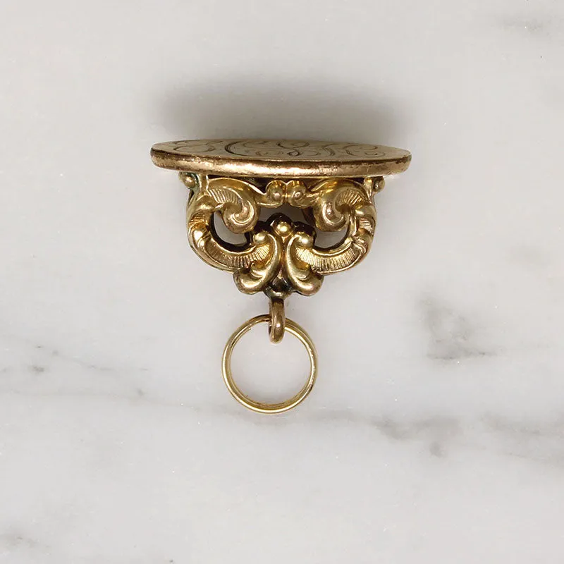 Graceful Little Victorian Revival Fob
