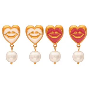 Heart Drop Earrings