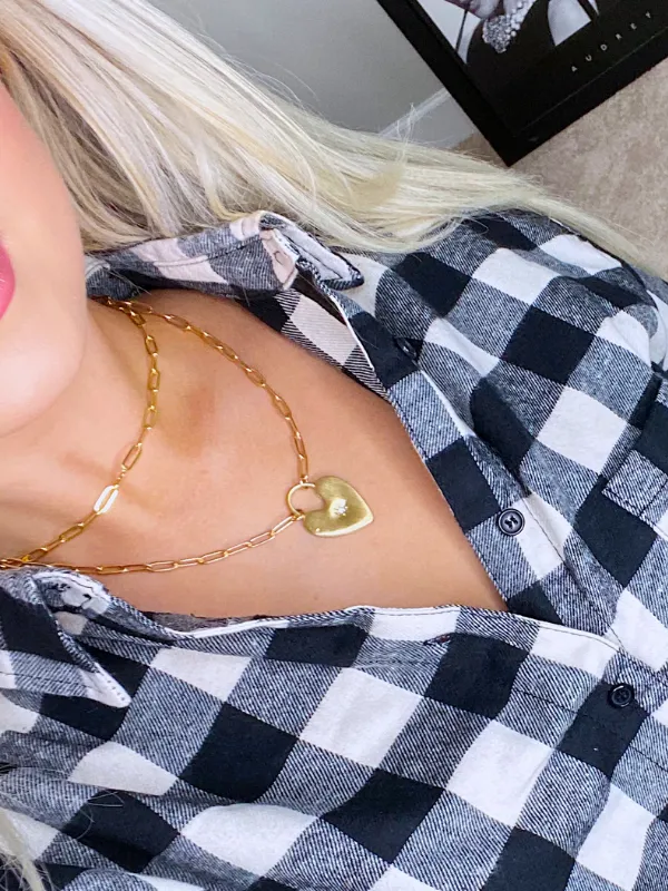 Heart of Gold Necklace, Gold