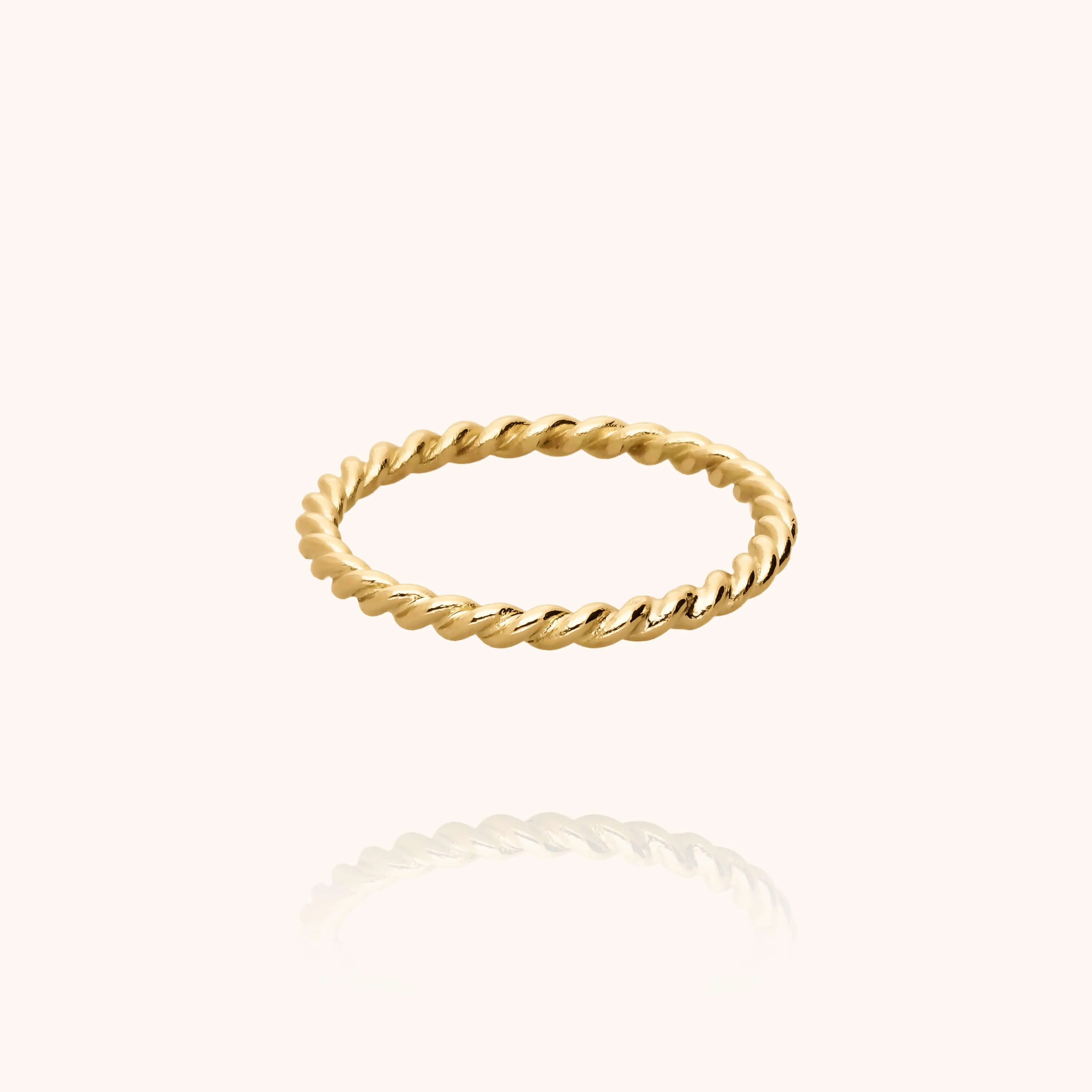 Hera Twisted Ring n°3 - 18k yellow gold