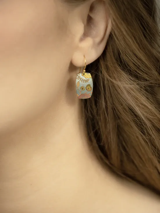 Holly Yashi Forever Fleur Earrings - Sage Mist