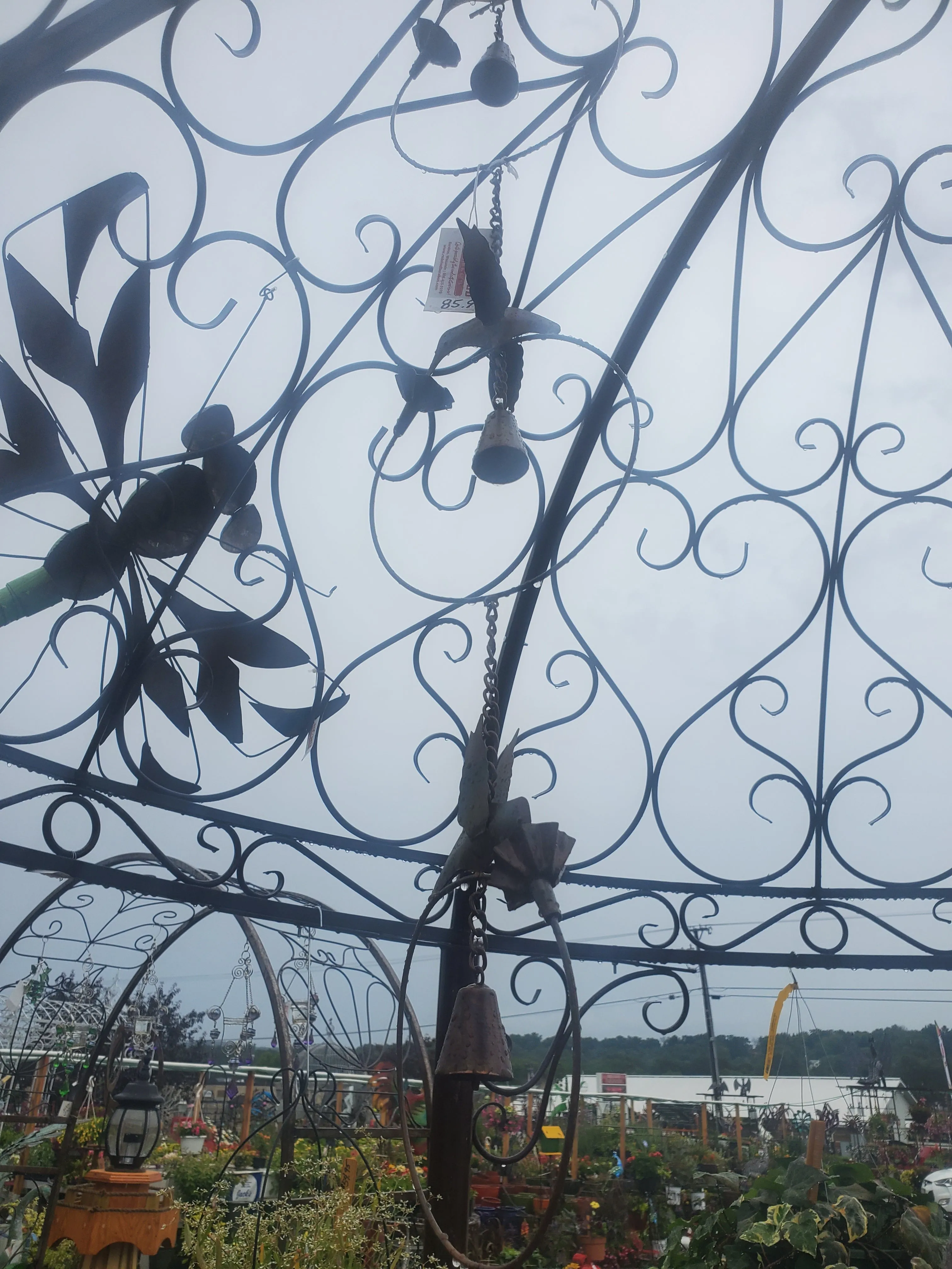 Hummingbird Outdoor Rain Chain | Unique Garden Art Rainchain