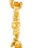 Indian Art Villa Brass Jhula Chain Horse, Parrot, Men Guard, Peacock,  Rudraksh Design, 193.55 cm Each, Set of 4