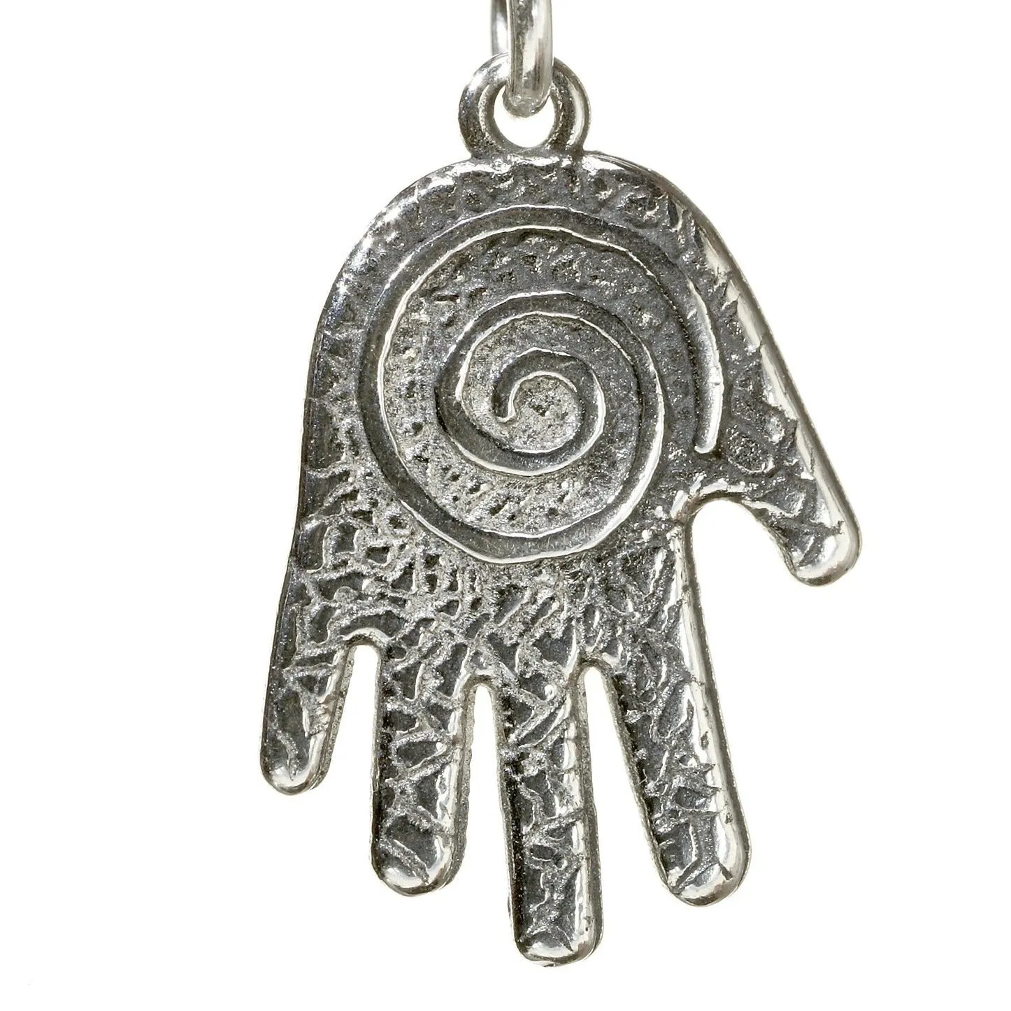 Infinity Hamsa Necklace in Sterling Silver