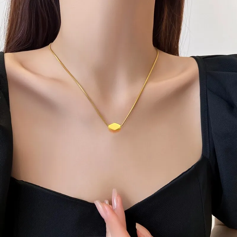 Irregular Geometric Pendant Necklace For Women