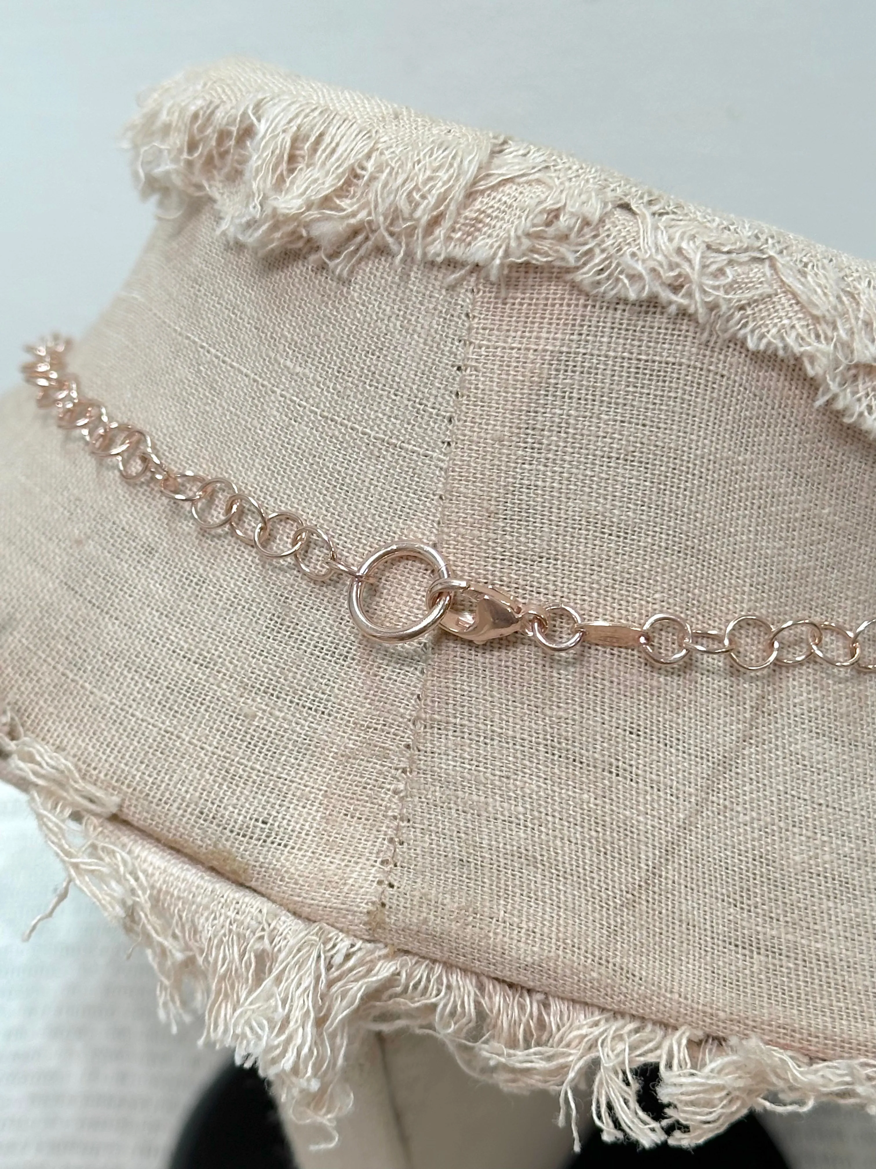 Italian Coin Pearl And Large Circle Link Long Necklace
