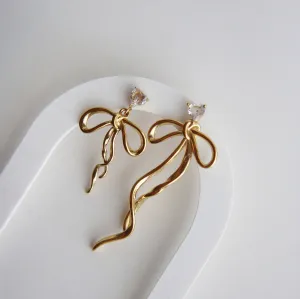 Keira Bow Dangle Earrings