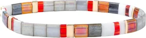 KELITCH New Stretch Charm Bracelets Tila Beaded Candy Colors Friendship Bracelets New