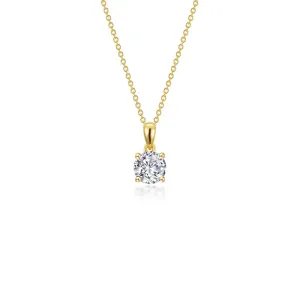 Lafonn 0.50 CTW 4-Prong Solitaire Necklace
