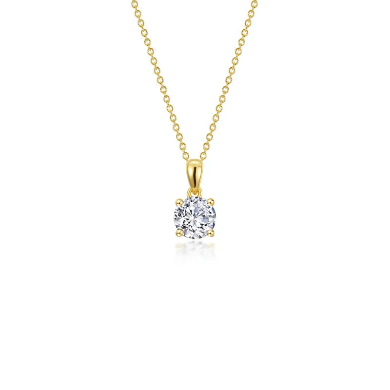 Lafonn 0.50 CTW 4-Prong Solitaire Necklace