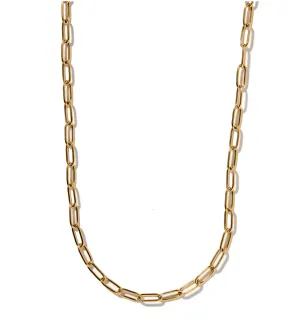 Linny Co Palmer Paperclip Necklace