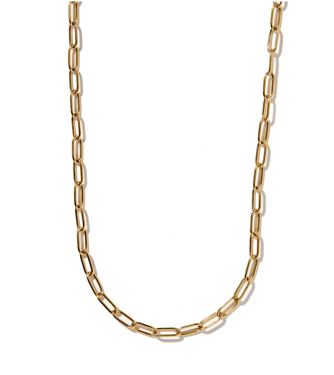 Linny Co Palmer Paperclip Necklace