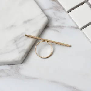 Long Bar Minimalist Ring
