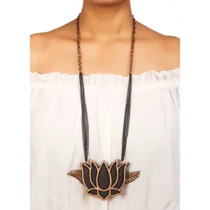 Lotus Long Necklace