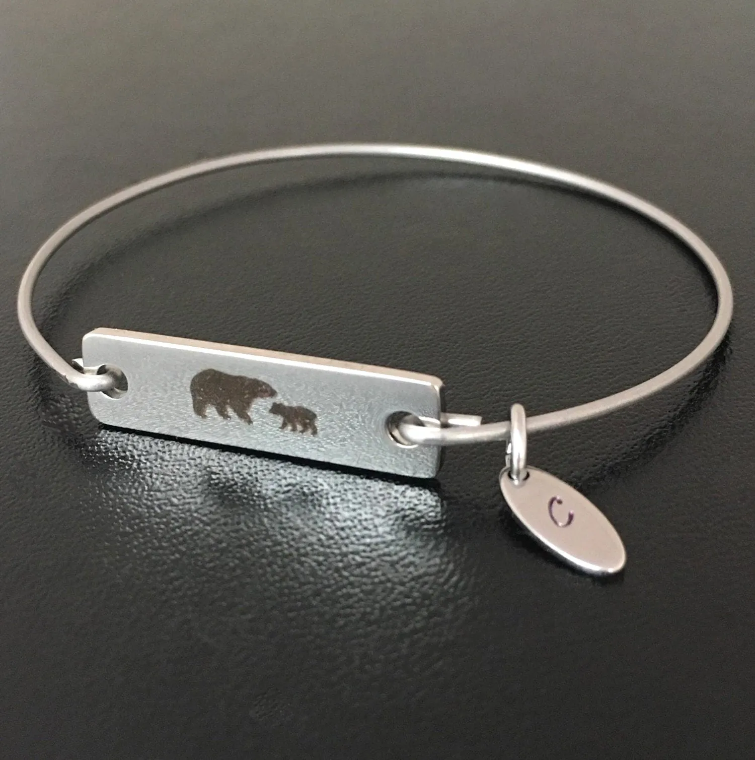Mama Bear Bracelet with Charms Mom Jewelry Personalized Gift  Mom Gift Idea Mothers Day Gift Mom Birthday Gift from Daughter from Son Kids