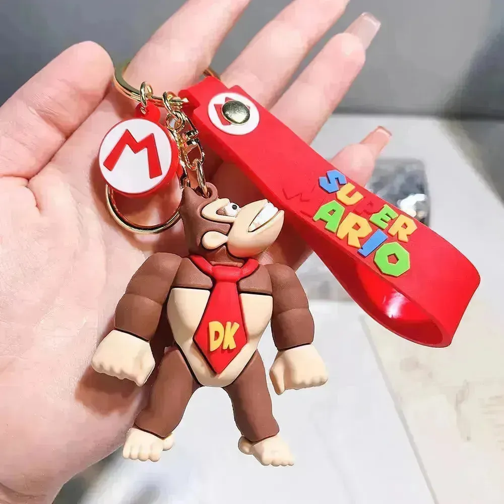 Mario Mushroom Kingdom Keychain