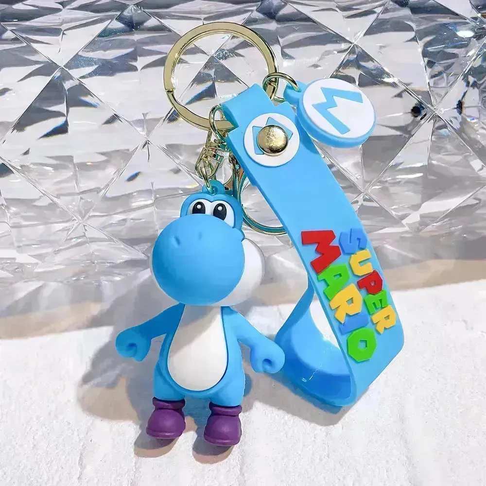 Mario Mushroom Kingdom Keychain