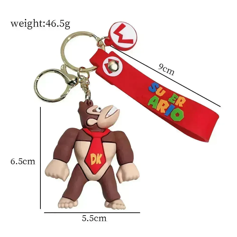 Mario Mushroom Kingdom Keychain