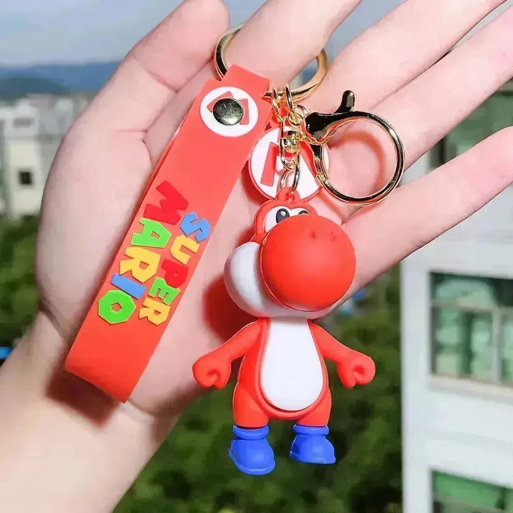 Mario Mushroom Kingdom Keychain