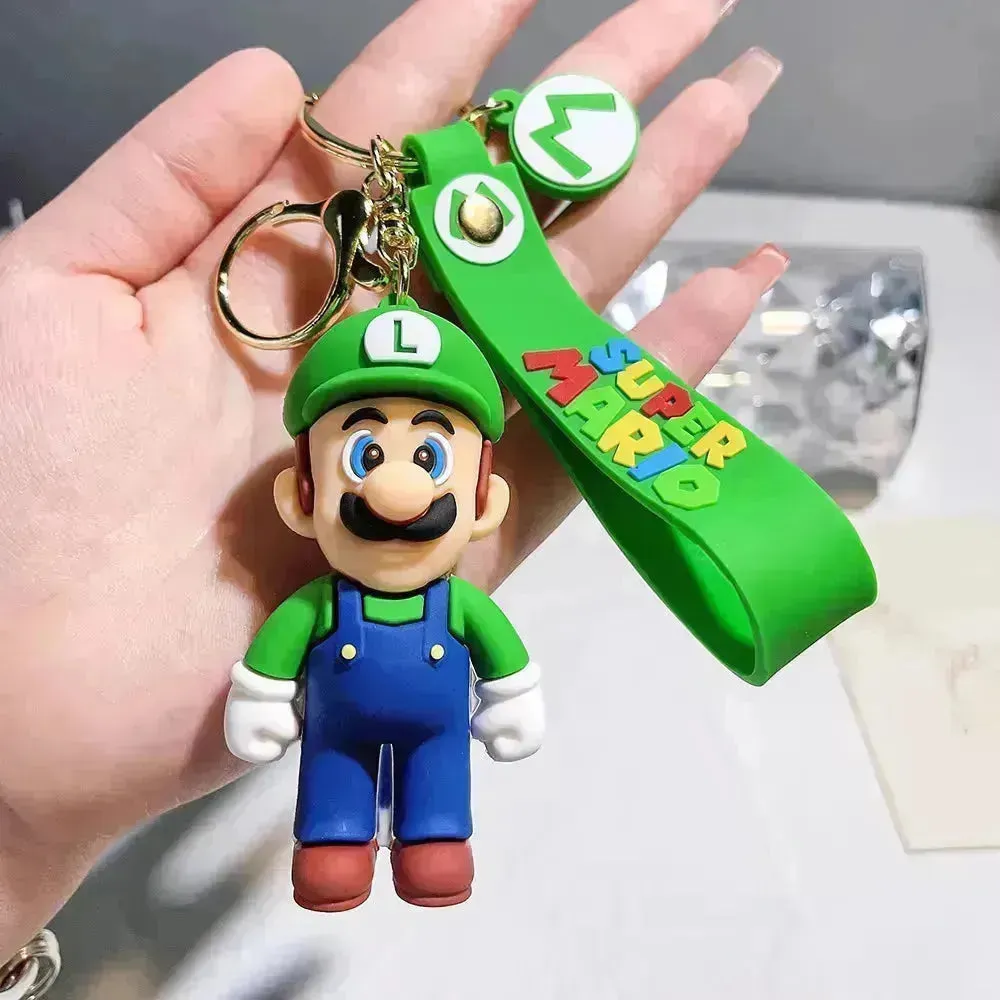 Mario Mushroom Kingdom Keychain
