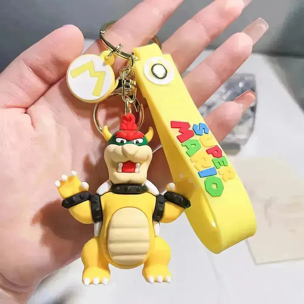 Mario Mushroom Kingdom Keychain