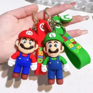 Mario Mushroom Kingdom Keychain