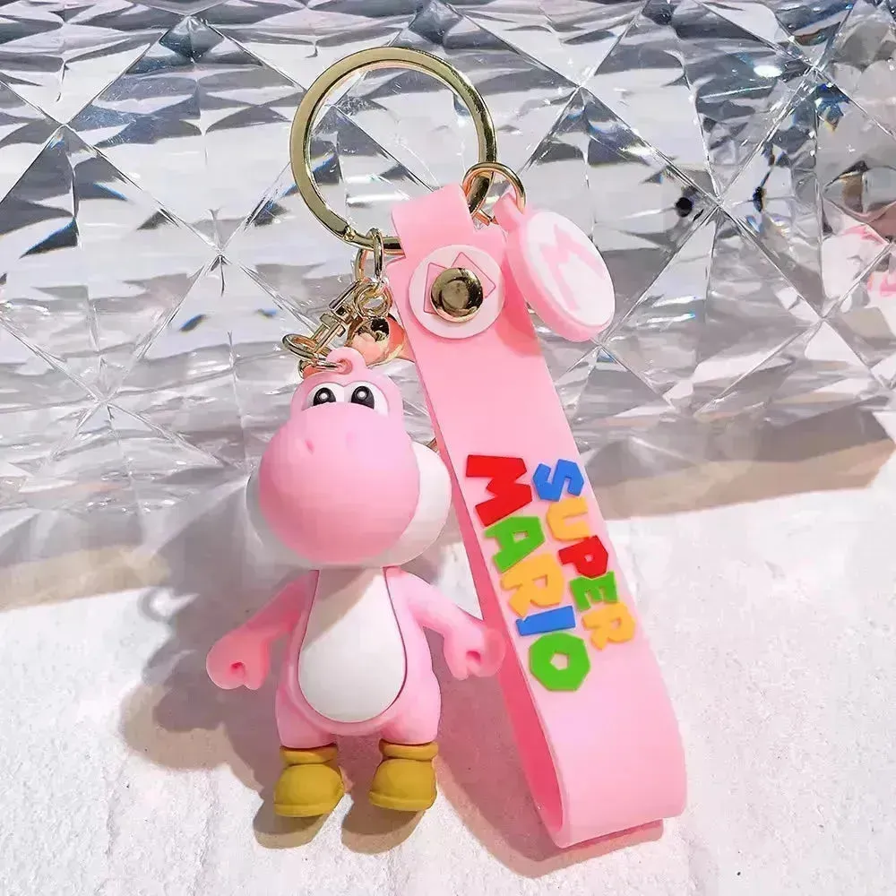 Mario Mushroom Kingdom Keychain