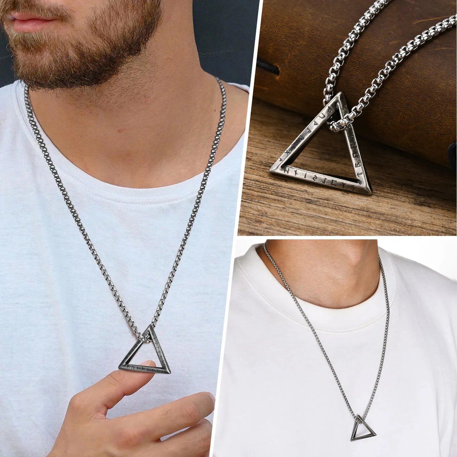 Men's Norse Viking Necklaces for Boys