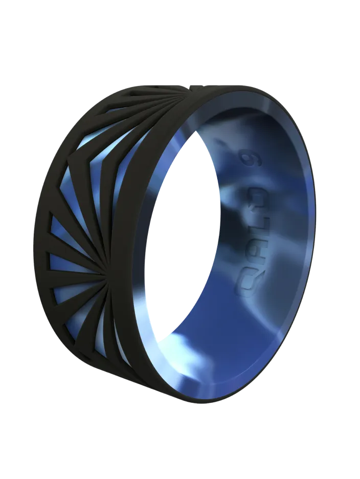 Men's Strata Sunrise Silicone Ring