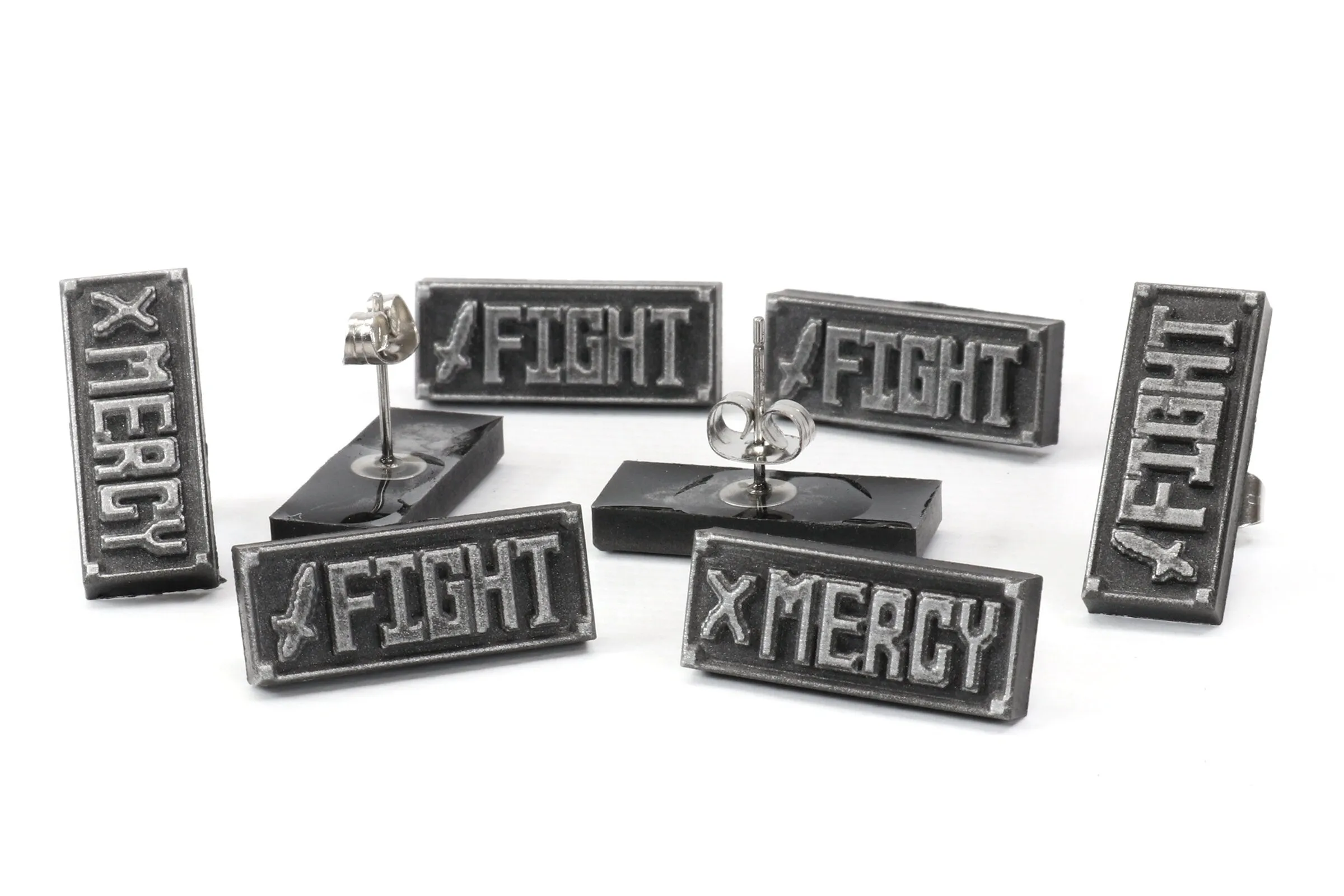 Mercy or Fight Earrings Pair - Undertale & Deltarune