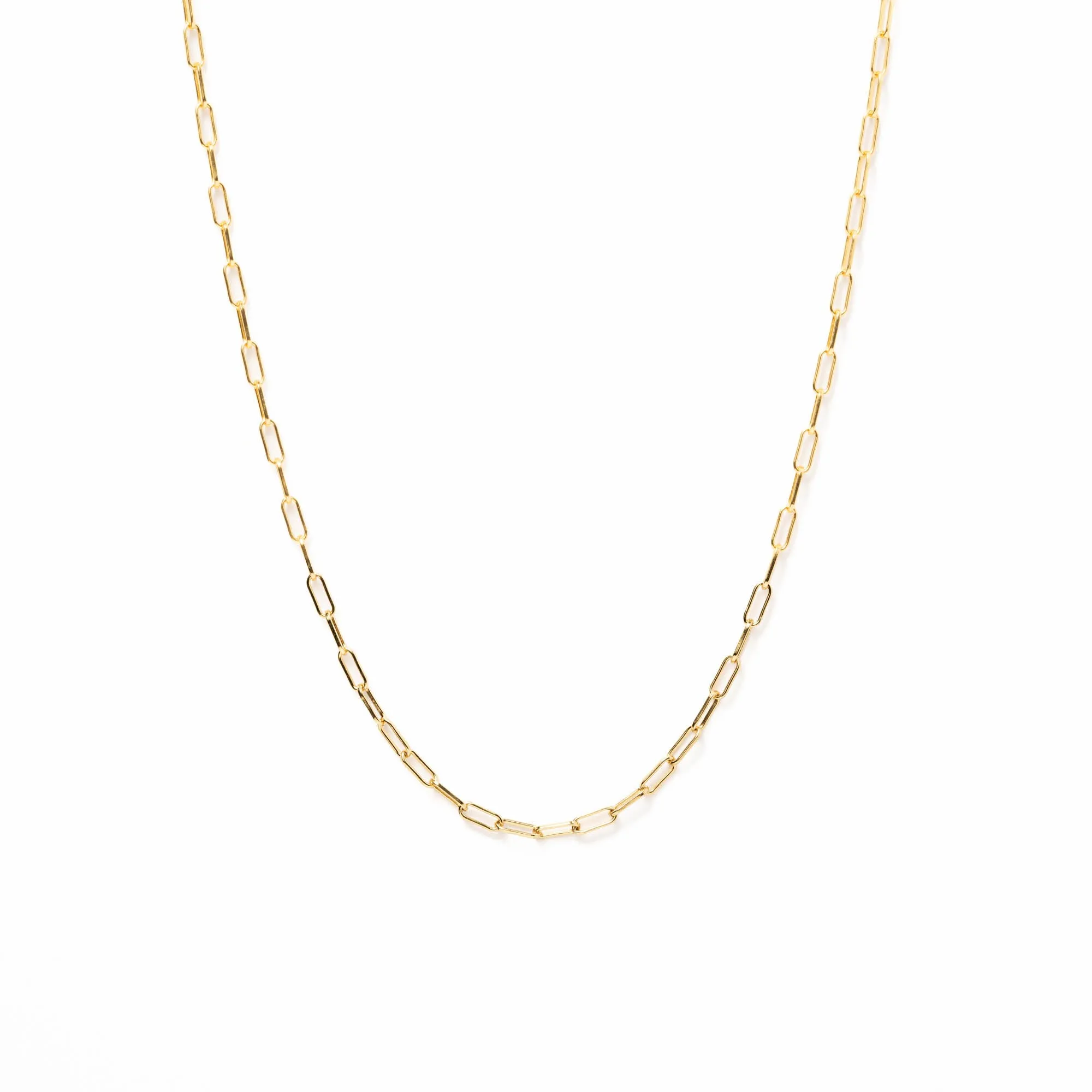 Mini Paperclip Chain Necklace