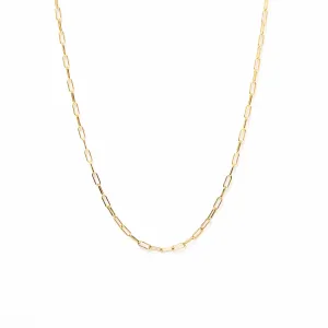 Mini Paperclip Chain Necklace