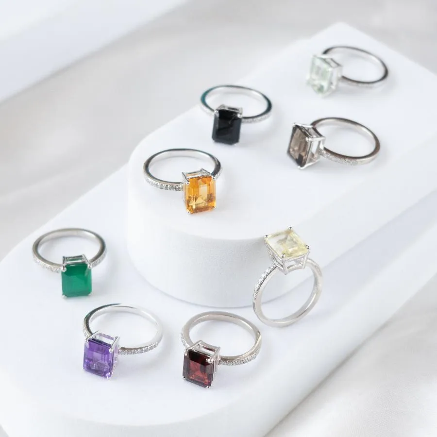 Modern Muse Lemon Quartz Ring