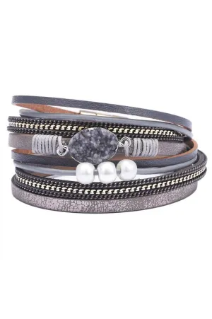 Moon Shower Wrap Bracelet