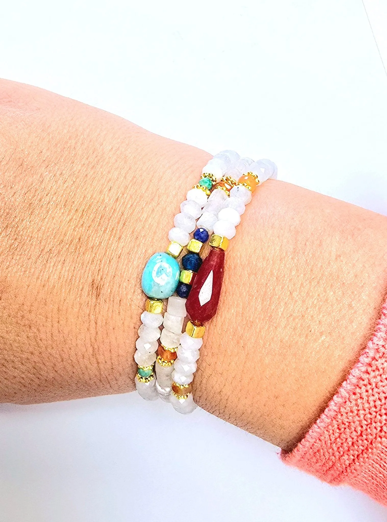 Moonstone Gemstone Bracelets