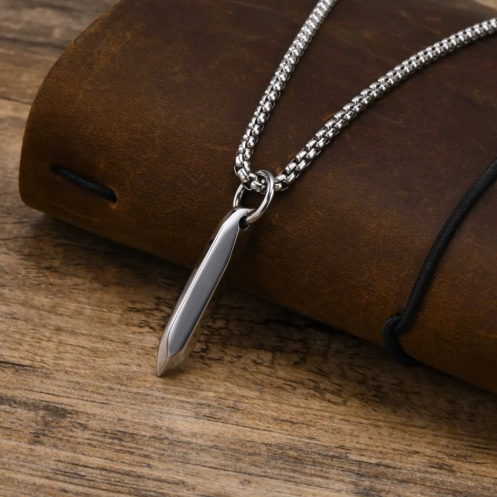 Nail Style Pendant Necklace for Men