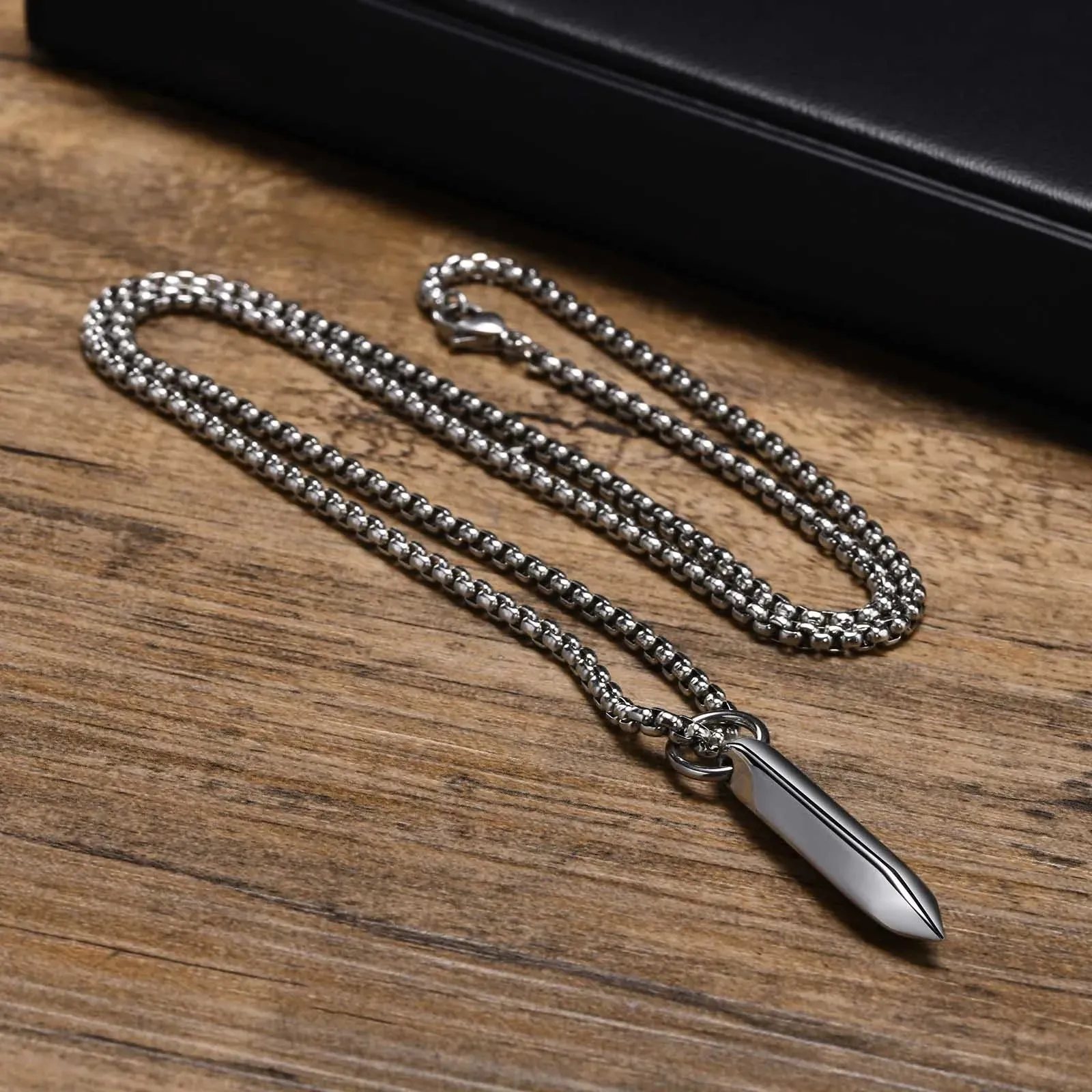 Nail Style Pendant Necklace for Men