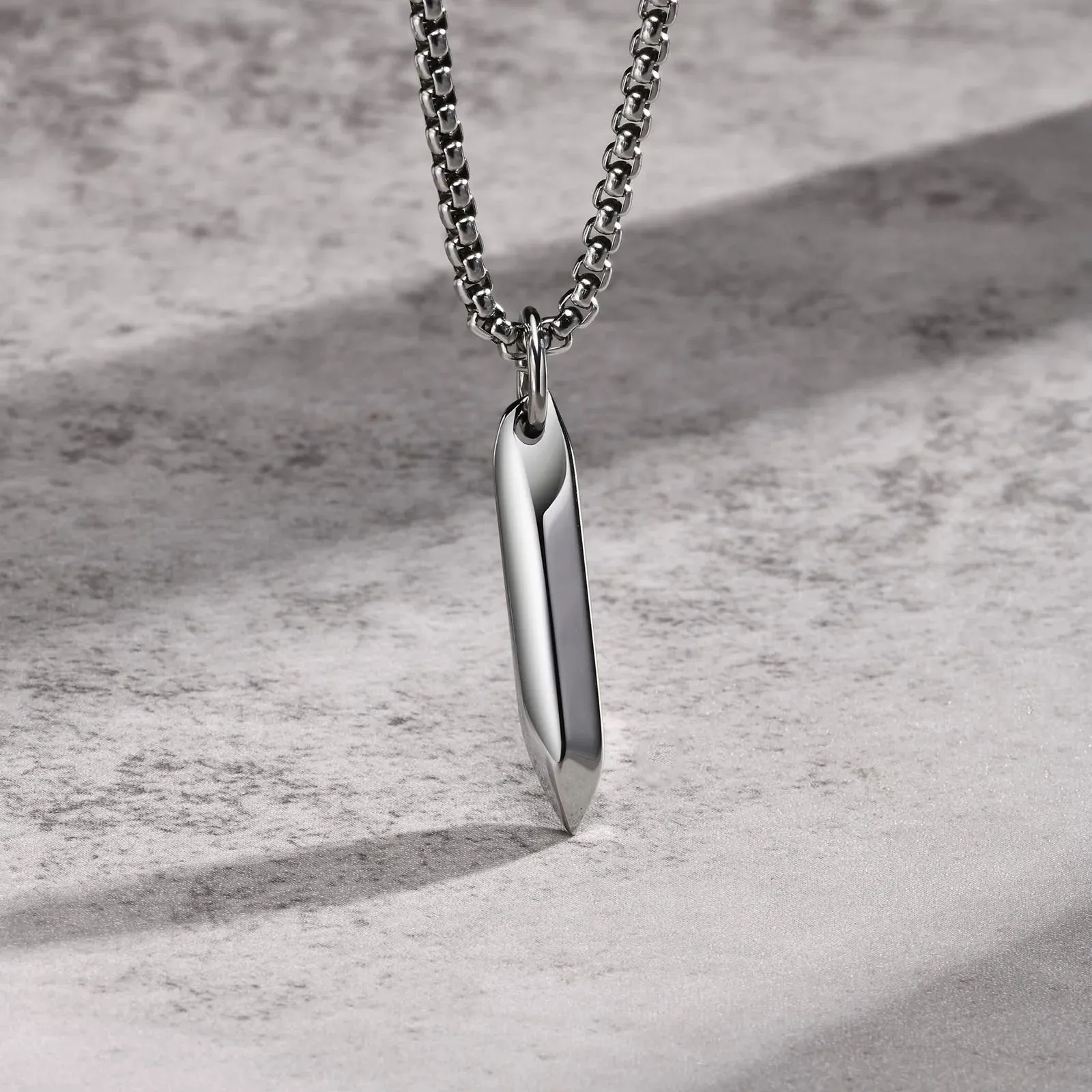 Nail Style Pendant Necklace for Men