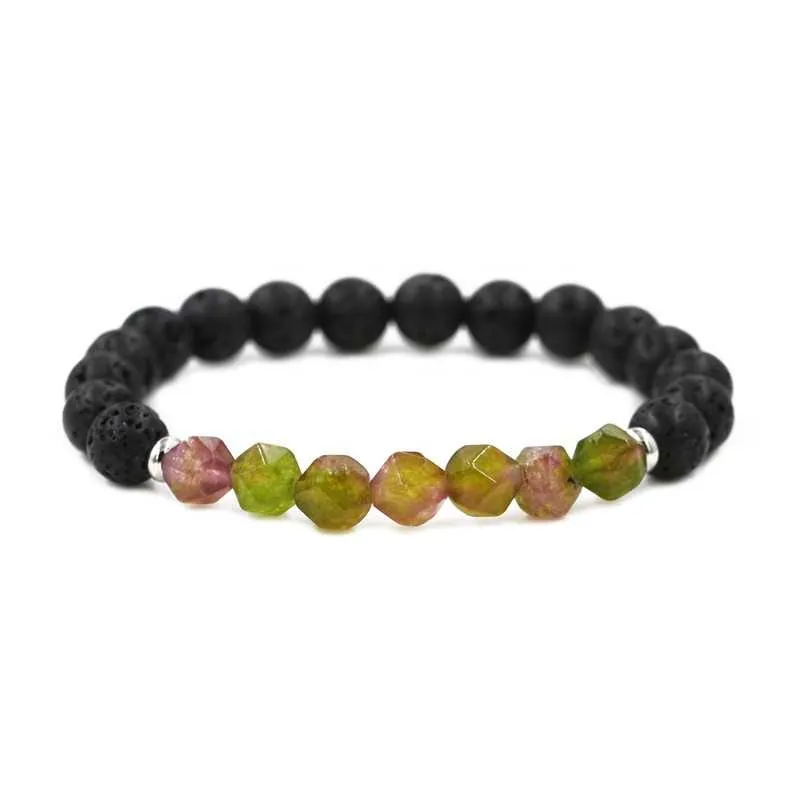 Natural Stone Bracelet-Lava Rock Bracelet for Women