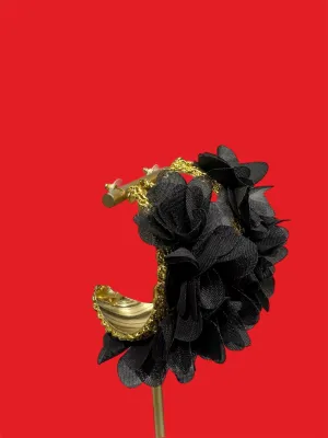 Nero Bloom Statement Earrings