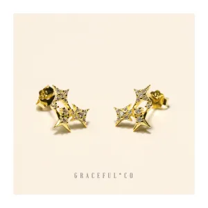Nova Sparkling Stars Stud Earrings