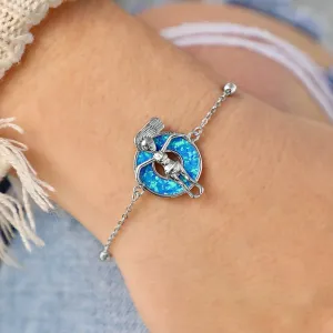 Opal Floatie Girl Bracelet