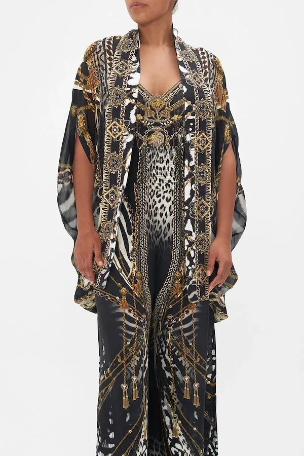 OPEN FRONT CARDI CAPE